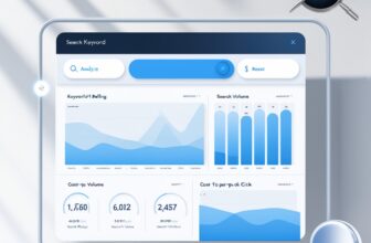 Graphique montrant Capture d'écran d'un calculateur de difficulté des mots-clés analysant le volume de recherche et la compétition