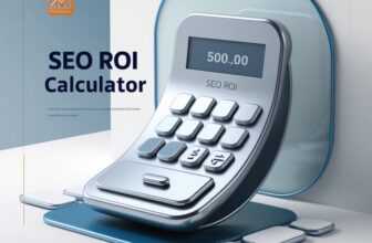 Calculateur de ROI SEO montrant une estimation des bénéfices et du retour sur investissement pour une stratégie SEO.