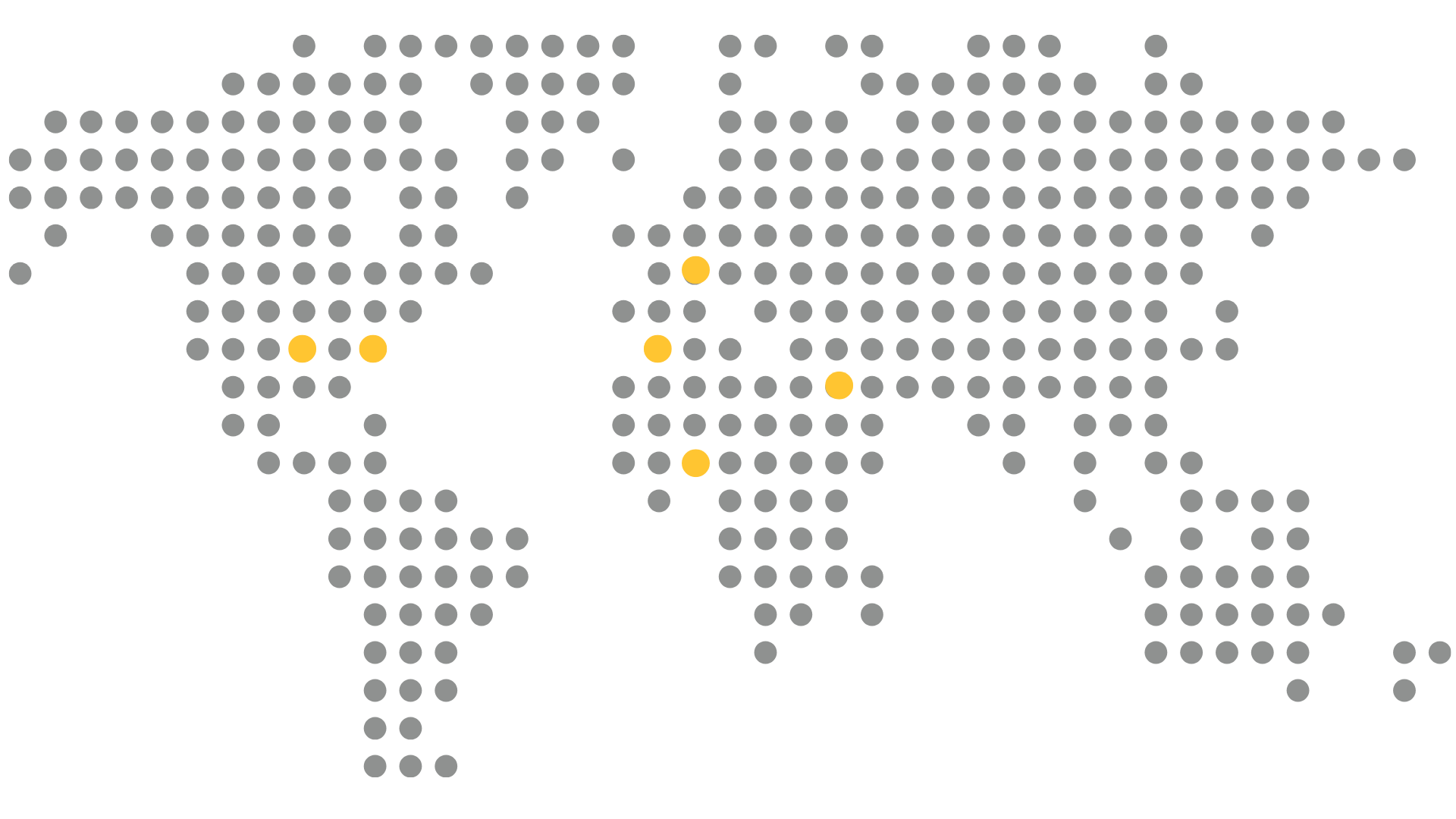Carte du monde montrant nos clients au Maroc et à l'international