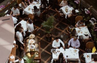 people in restaurant