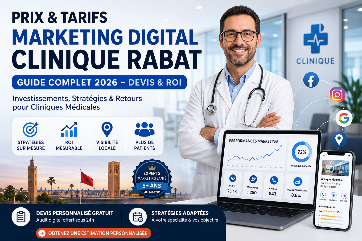 Marketing digital pour cliniques médicales