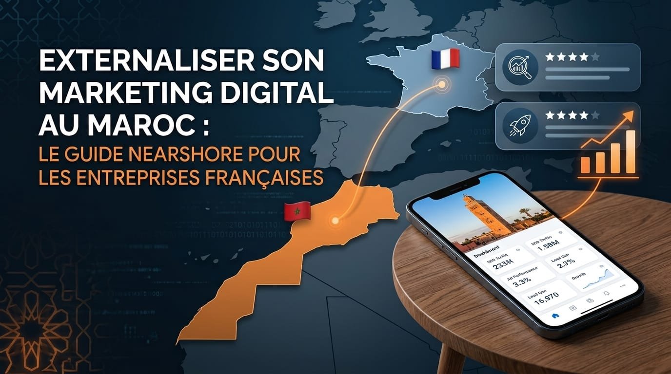Externaliser son Marketing Digital au Maroc : le Guide Nearshore pour les Entreprises Françaises